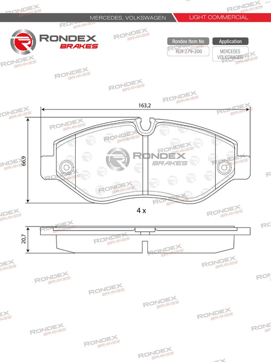 MERC SPRINTER, VW CRAFTER (Single Wheel) (FR)