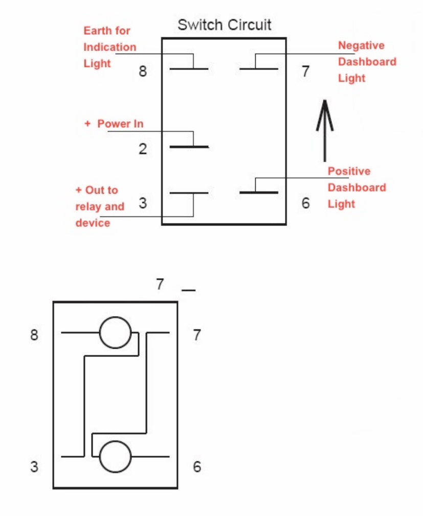 Rocker Switches - 43mm x 25mm