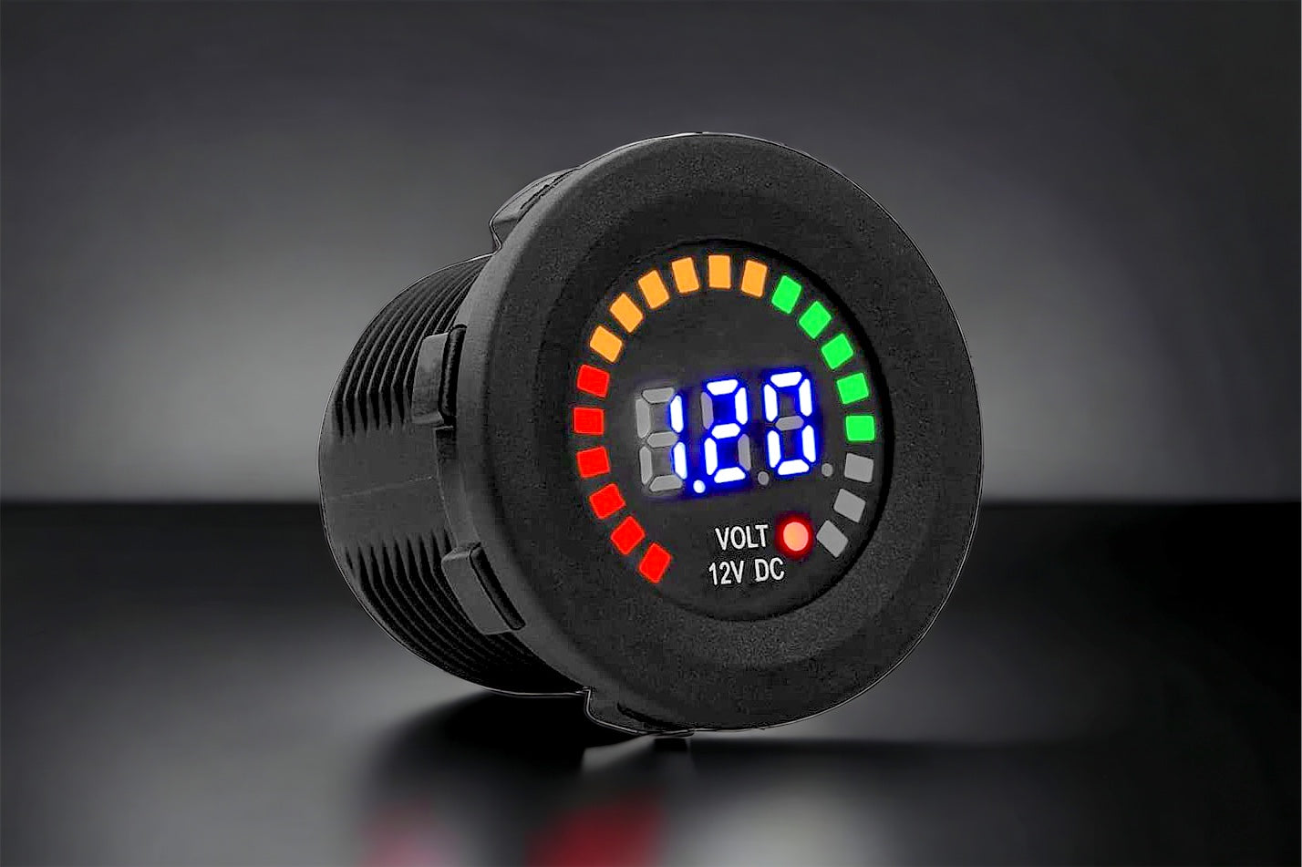 Battery Indicator with Voltmeter