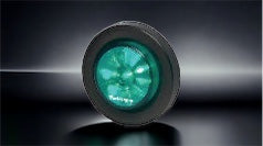 GREEN LED + GASKET ROUND 2”