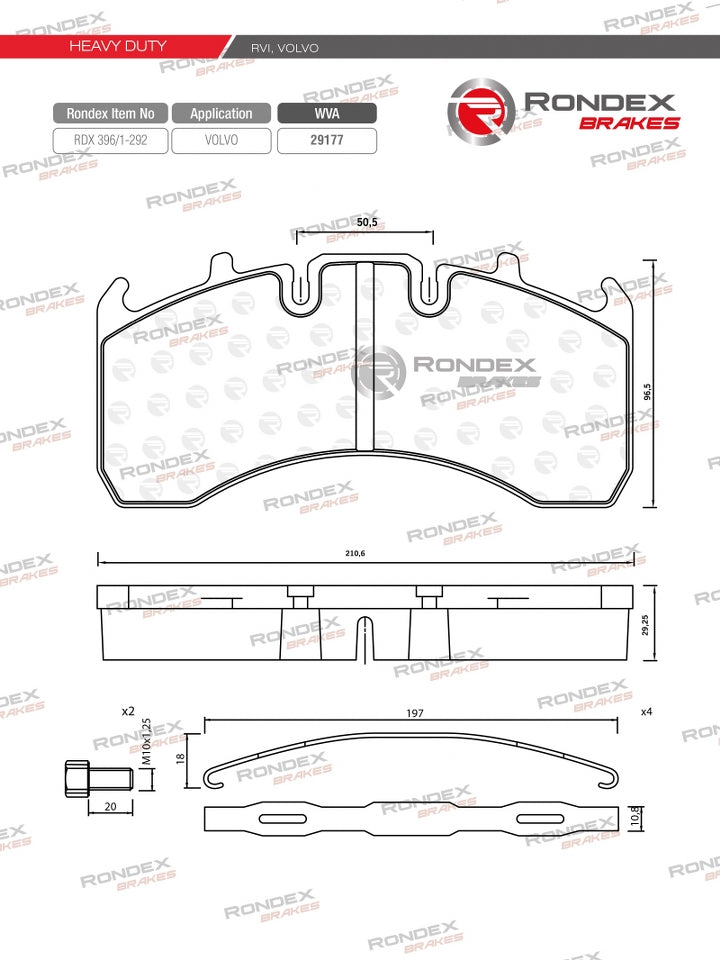 RENAULT, VOLVO RDX 396/1-292