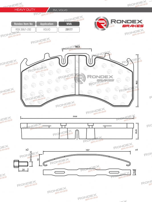 RENAULT, VOLVO RDX 396/1-292