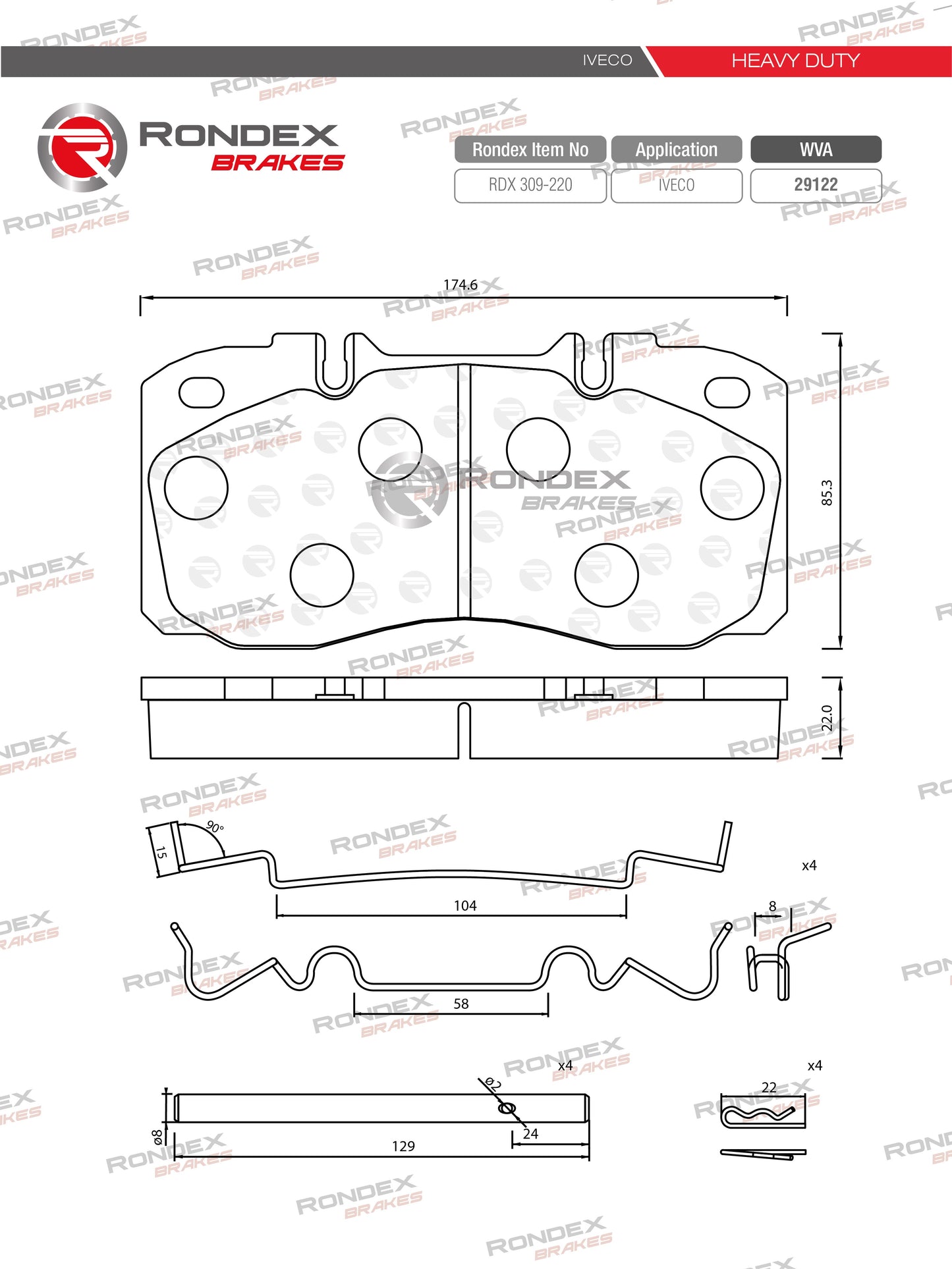 IVECO EUROCARGO (V1, V2, V3), EUROFIRE RDX 309-220